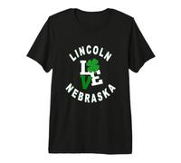 Joyeuse fête de la Saint-Patrick, Lincoln, Nebraska T-Shirt Haut de Gamme