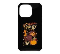 Joyeuse fête de la Turquie, Mignon Petit pèlerin, Thanksgiving Coque pour iPhone 13 Pro