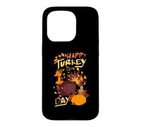 Joyeuse fête de la Turquie, Mignon Petit pèlerin, Thanksgiving Coque pour iPhone 15 Pro