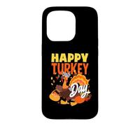 Joyeuse fête de la Turquie, Mignon Petit pèlerin, Thanksgiving Coque pour iPhone 15 Pro