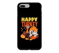 Joyeuse fête de la Turquie, Mignon Petit pèlerin, Thanksgiving Coque pour iPhone 7 Plus/8 Plus