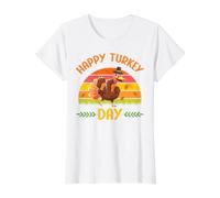 Joyeuse fête de la Turquie, Mignon Petit pèlerin, Thanksgiving T-Shirt Graphique avec Valeur