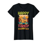 Joyeuse fête de la Turquie, Mignon Petit pèlerin, Thanksgiving T-Shirt Graphique avec Valeur