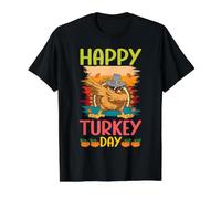 Joyeuse fête de la Turquie, Mignon Petit pèlerin, Thanksgiving T-Shirt Graphique avec Valeur
