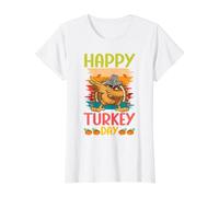 Joyeuse fête de la Turquie, Mignon Petit pèlerin, Thanksgiving T-Shirt Graphique avec Valeur