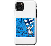 Joyeuse fête de l'indépendance de la Finlande, 6 décembre, Drapeau, Lever de Soleil Coque pour iPhone 11 Pro Max