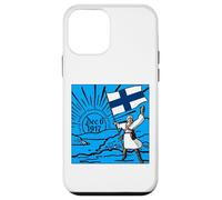 Joyeuse fête de l'indépendance de la Finlande, 6 décembre, Drapeau, Lever de Soleil Coque pour iPhone 12 Mini