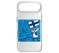 Joyeuse fête de l'indépendance de la Finlande, 6 décembre, Drapeau, Lever de Soleil Coque pour iPhone Air