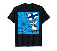 Joyeuse fête de l'indépendance de la Finlande, 6 décembre, Drapeau, Lever de Soleil T-Shirt