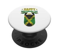 Joyeuse fête de l'indépendance Jamaïque 1962 fière jamaïcaine PopSockets PopGrip Adhésif