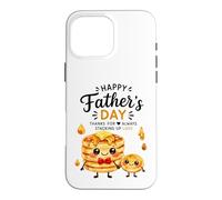 Joyeuse fête des pères à empiler des crêpes d'amour Coque pour iPhone 16 Pro Max