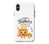 Joyeuse fête des pères à empiler des crêpes d'amour Coque pour iPhone X/XS
