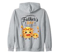 Joyeuse fête des pères à empiler des crêpes d'amour Sweat à Capuche