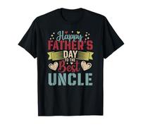 Joyeuse fête des pères au groupe familial Best Uncle Proud T-Shirt