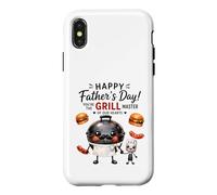 Joyeuse fête des pères, Grill Master Dad Coque pour iPhone X/XS