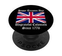 Joyeuse Journée de la Trahison : Ingrat colonial depuis 1776, 4 juillet PopSockets PopGrip Adhésif