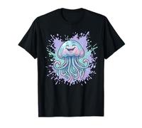 Joyeuse méduse, Dessin animé, Mignon, océan, Vie Marine T-Shirt