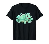Joyeuse Petite Tortue Kawaii, Amoureuse de l'océan et de la Vie Marine T-Shirt