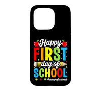 Joyeuse première journée d'école paraprofessionnelle Coque pour iPhone 15 Pro