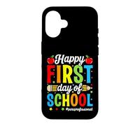 Joyeuse première journée d'école paraprofessionnelle Coque pour iPhone 16
