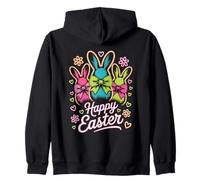 Joyeuses fêtes de Printemps pour Les Lapins de Pâques Sweat à Capuche