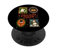 Joyeuses fêtes, Esprit de Noël, Magie Joyeuse PopSockets PopGrip Adhésif