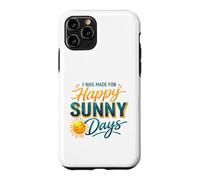 Joyeuses journées ensoleillées, Soleil Souriant, Amoureux de l'été Coque pour iPhone 11 Pro