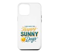 Joyeuses journées ensoleillées, Soleil Souriant, Amoureux de l'été Coque pour iPhone 12 Pro Max