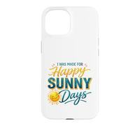 Joyeuses journées ensoleillées, Soleil Souriant, Amoureux de l'été Coque pour iPhone 15