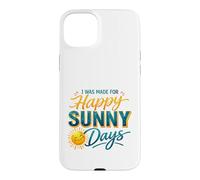 Joyeuses journées ensoleillées, Soleil Souriant, Amoureux de l'été Coque pour iPhone 15 Plus