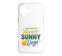 Joyeuses journées ensoleillées, Soleil Souriant, Amoureux de l'été Coque pour iPhone 16 Plus