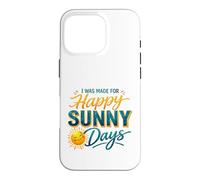 Joyeuses journées ensoleillées, Soleil Souriant, Amoureux de l'été Coque pour iPhone 16 Pro