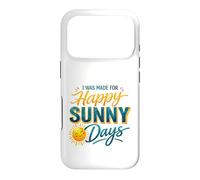 Joyeuses journées ensoleillées, Soleil Souriant, Amoureux de l'été Coque pour iPhone 17 Pro