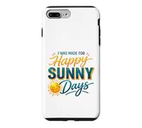 Joyeuses journées ensoleillées, Soleil Souriant, Amoureux de l'été Coque pour iPhone 7 Plus/8 Plus