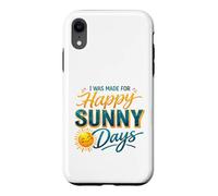 Joyeuses journées ensoleillées, Soleil Souriant, Amoureux de l'été Coque pour iPhone XR