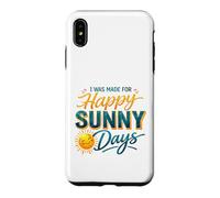 Joyeuses journées ensoleillées, Soleil Souriant, Amoureux de l'été Coque pour iPhone XS Max