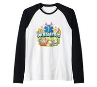 Joyeuses Pâques ambulanciers EMT EMS Star of Life Oreilles de Lapin Manche Raglan