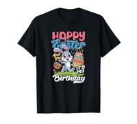 Joyeuses Pâques et Oui C'est Mon Anniversaire, drôle de gâteau au Lapin T-Shirt