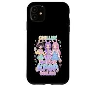 Joyeuses Pâques, la Mignonne Chibi Chillin avec Mes Filles Kpop Coque pour iPhone 11