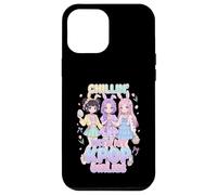 Joyeuses Pâques, la Mignonne Chibi Chillin avec Mes Filles Kpop Coque pour iPhone 12 Pro Max