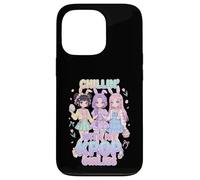 Joyeuses Pâques, la Mignonne Chibi Chillin avec Mes Filles Kpop Coque pour iPhone 13 Pro