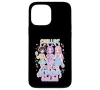 Joyeuses Pâques, la Mignonne Chibi Chillin avec Mes Filles Kpop Coque pour iPhone 13 Pro Max