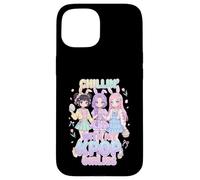 Joyeuses Pâques, la Mignonne Chibi Chillin avec Mes Filles Kpop Coque pour iPhone 15