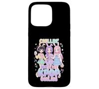 Joyeuses Pâques, la Mignonne Chibi Chillin avec Mes Filles Kpop Coque pour iPhone 15 Pro Max