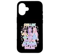 Joyeuses Pâques, la Mignonne Chibi Chillin avec Mes Filles Kpop Coque pour iPhone 16