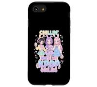 Joyeuses Pâques, la Mignonne Chibi Chillin avec Mes Filles Kpop Coque pour iPhone SE (2020) / 7/8