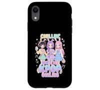 Joyeuses Pâques, la Mignonne Chibi Chillin avec Mes Filles Kpop Coque pour iPhone XR
