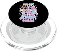 Joyeuses Pâques, la Mignonne Chibi Chillin avec Mes Filles Kpop PopSockets PopGrip pour MagSafe
