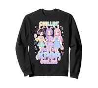 Joyeuses Pâques, la Mignonne Chibi Chillin avec Mes Filles Kpop Sweatshirt