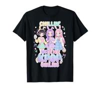 Joyeuses Pâques, la Mignonne Chibi Chillin avec Mes Filles Kpop T-Shirt